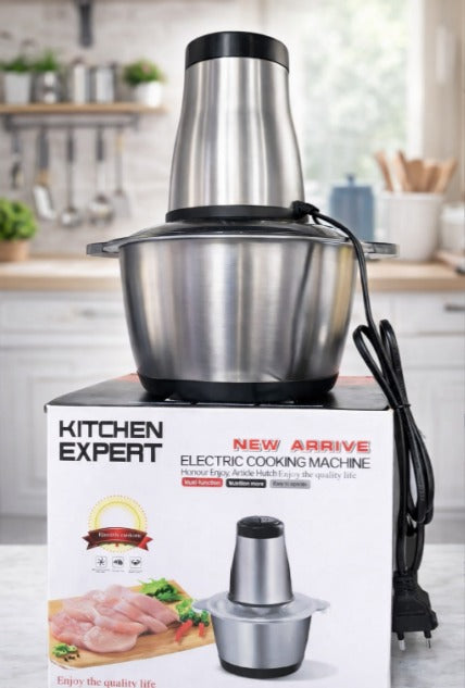 🥩🍅🔪 PICADORA / PROCESADORA DE ALIMENTOS 2L PRO – ACERO INOXIDABLE ⚡🥇